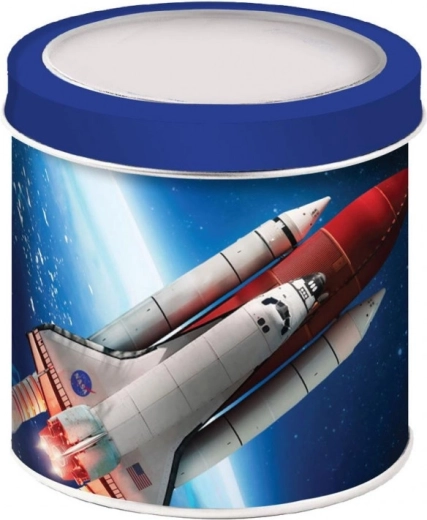 Analogové hodinky v plechové dóze Diakakis NASA