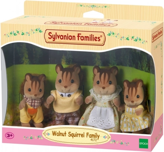Rodina veverek SYLVANIAN FAMILIES – sada 4 figurek