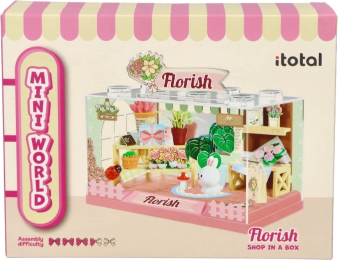 i-Total diy diorama květinářství k sestavení