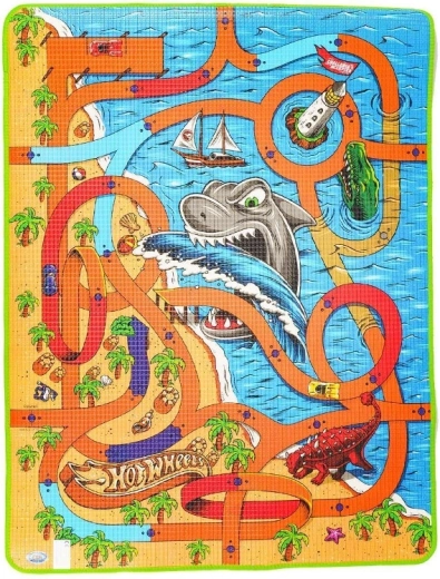 Závodní dráha Hot Wheels s mořským motivem