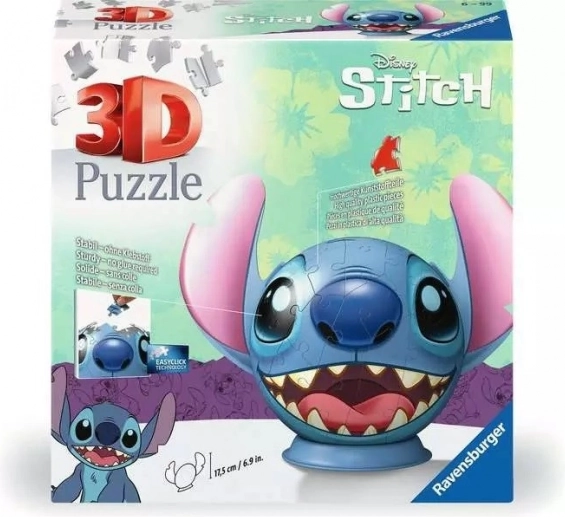 Ravensburger 3D Puzzleball Stitch s ušima