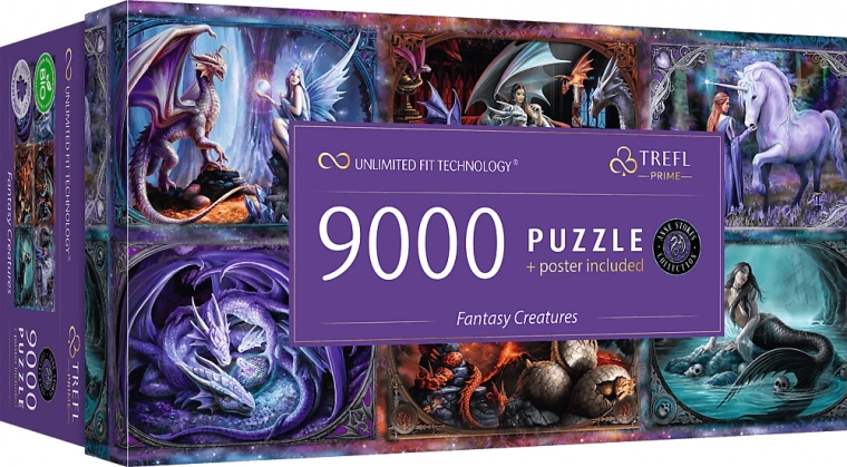 TREFL Puzzle Fantastické bytosti 9000 dílků