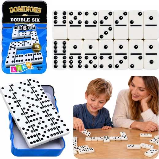 Klasická hra Domino - rodinná a logická zábava s 28 kostkami
