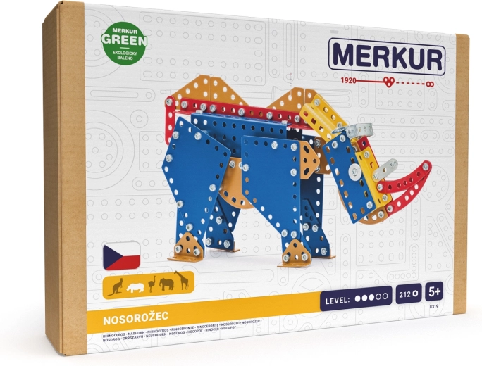Merkur Zoo – nosorožec, 212 dílků