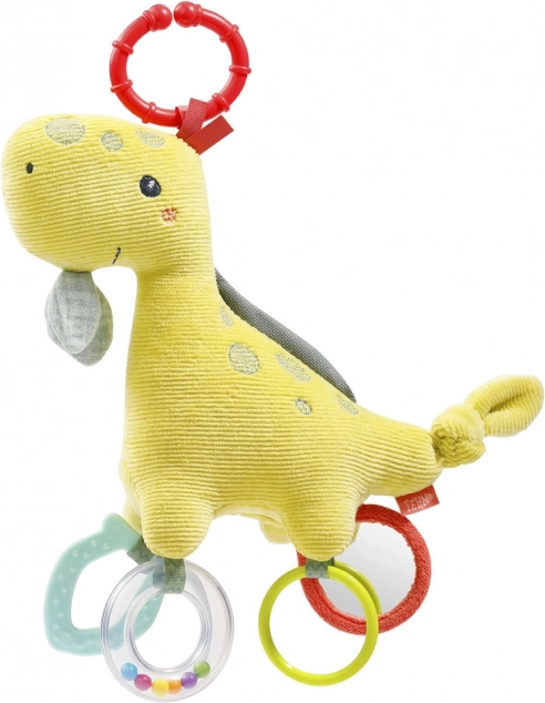 Plyšová závěsná aktivní hračka dinosaurus HAPPY DINO