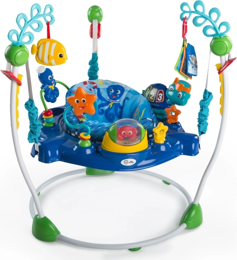 Baby Einstein skákadlo Neptune’s Ocean Discovery 2v1 (6–12 měsíců)