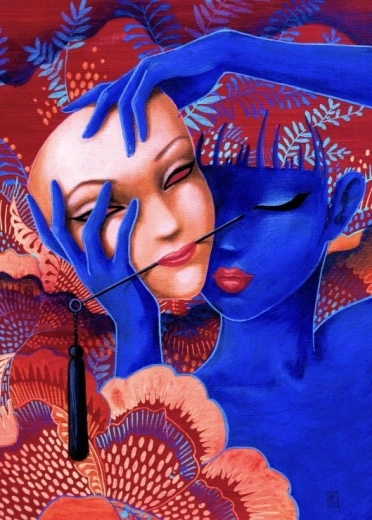 Grafika Puzzle Bas Les Masques 500 dílků