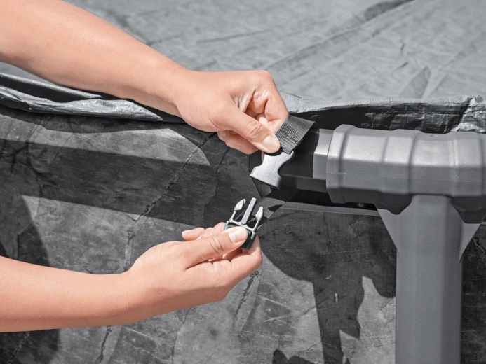 Bezpečné uchycení proti větru