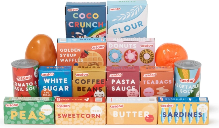 Bohatá sada potravin pro realistickou hru