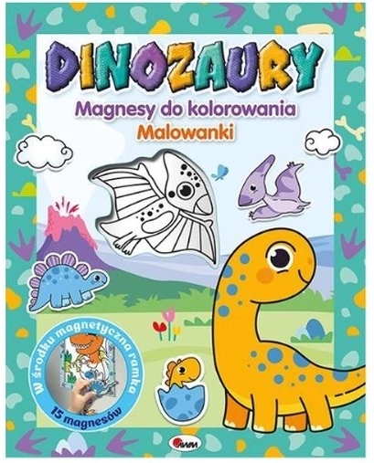 Magnety k vybarvování Dinozaury