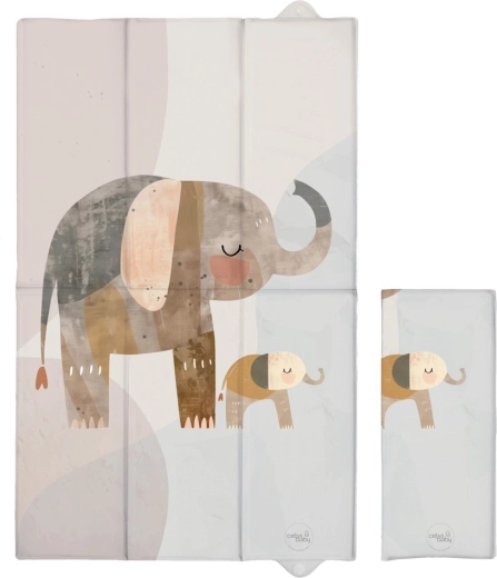 Ceba Baby cestovní přebalovací podložka basic elephant family 80 × 50 cm