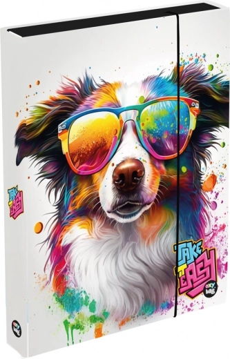 Box na sešity A4 Jumbo se psem