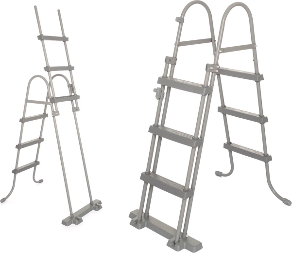 Bezpečný žebřík k nadzemním bazénům 107 cm BESTWAY