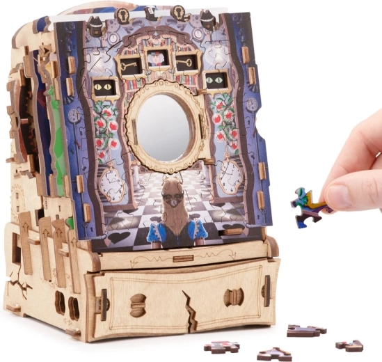 iDventure Alenčina tajemná schránka – dřevěný hlavolam puzzle a úniková hra