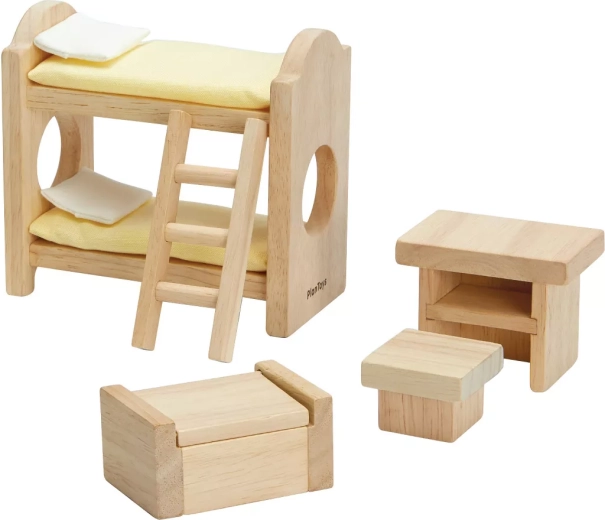 PlanToys dětský pokoj pro domeček pro panenky classic
