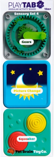Fat Brain sada senzorických hraček PlayTab Tile Set 4