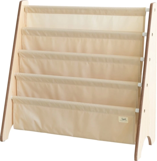 3 Sprouts stojan na knížky recycled solid/beige
