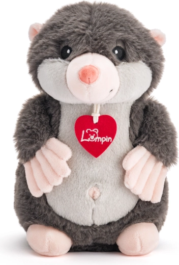 Plyšový krtek Pecin 25 cm – šedý