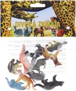 Lesní zvířátka – sada 10 plastových figurek