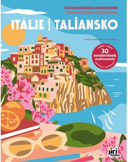 Cestovatelské omalovánky Itálie