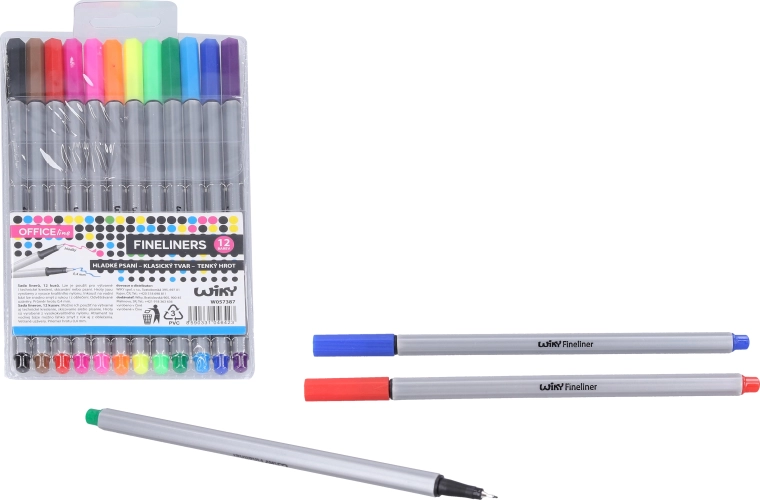 Fineliner popisovač 0,4 mm (12 ks)