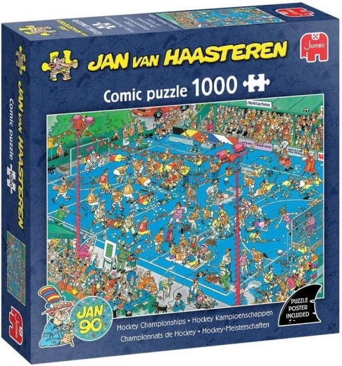 Jumbo Jan van Haasteren puzzle hokejový šampionát 1000 dílků