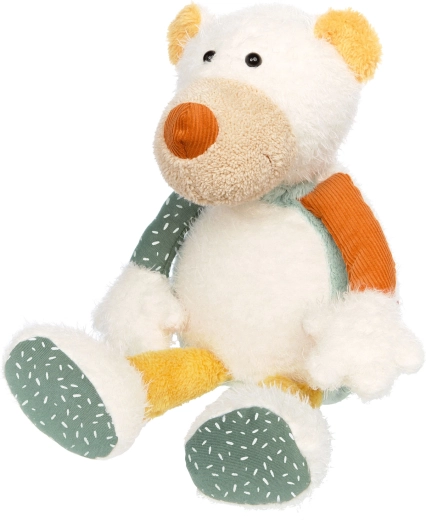 Plyšový lední medvěd Sigikid patchwork 31 cm