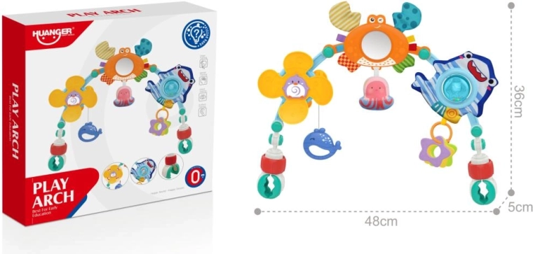 Hrazdička na postýlku a kočárek Mořská stvoření