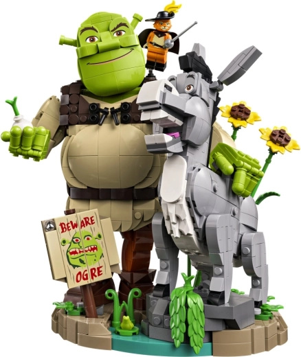 Ikonická trojice postav z filmu Shrek