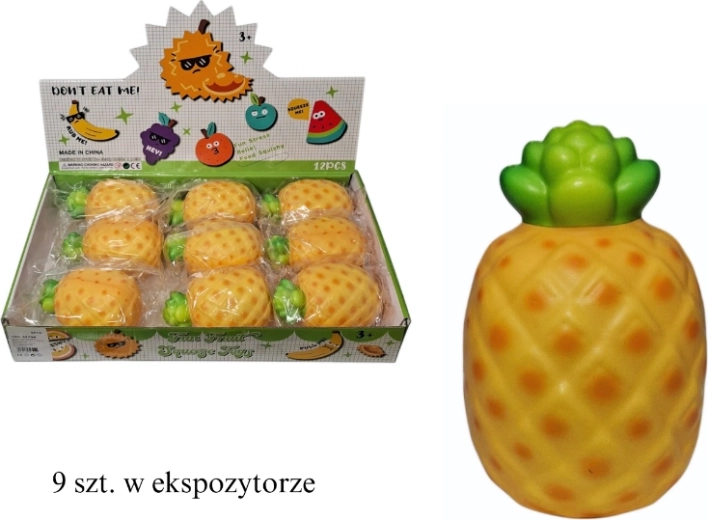 Antistresový mačkací ananas - 1 kus