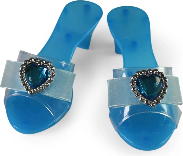 Třpytivé modré střevíčky pro princeznovský krok