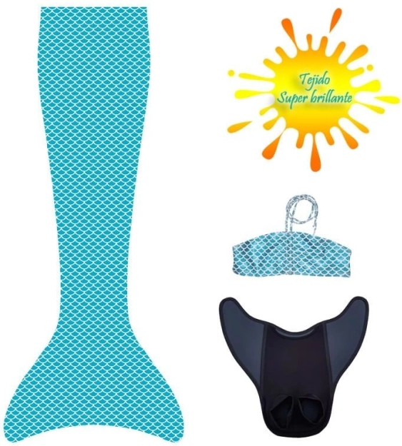 Syrení ploutev Aquaris pro plavání Brise + Bikini