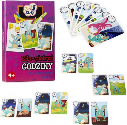 Muduko karty Piotrúš Hodiny – vzdělávací hra