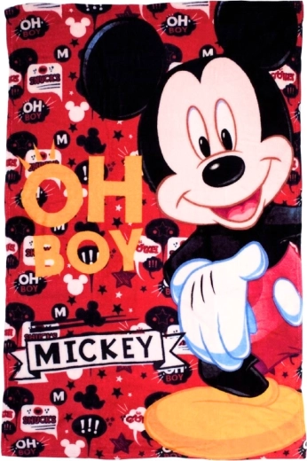 Dětská flísová deka Disney Mickey Mouse 100 × 150 cm