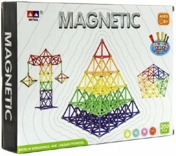 Magnetická stavebnice Witka 200 ks