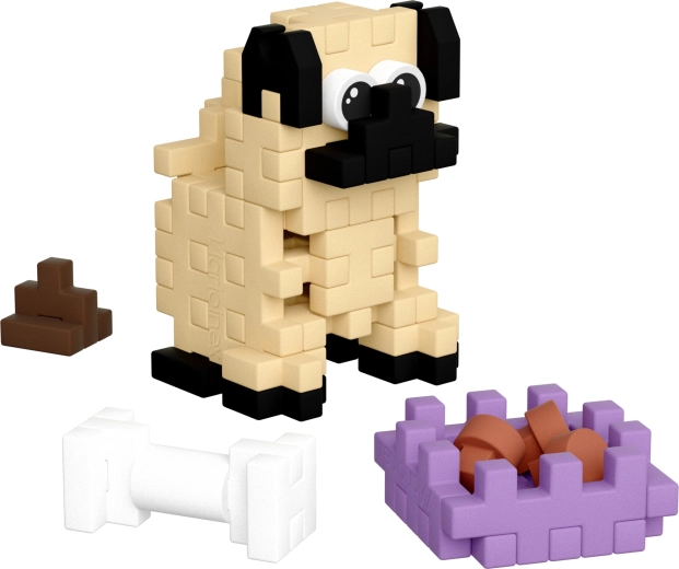 Roztomilý mops z 42 dílků