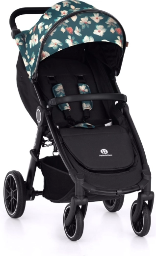 Sportovní kočárek Petite&Mars Street+ RWS Black Limited 100 Flowers
