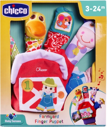 Chicco maňásek na ruku Farma se zvuky 3m+