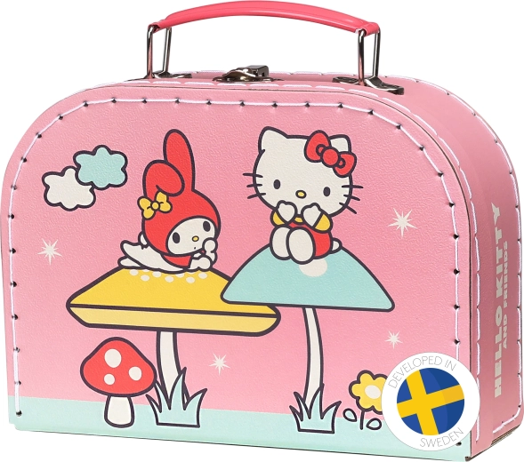 Dětský kufřík Hello Kitty pro ukládání hraček 20 cm
