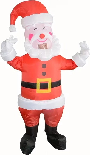 Nafukovací kostým Mikuláše pro dospělé