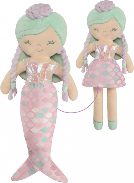 Plyšová panenka Ocean Fantasy - 36 cm s kolébkou