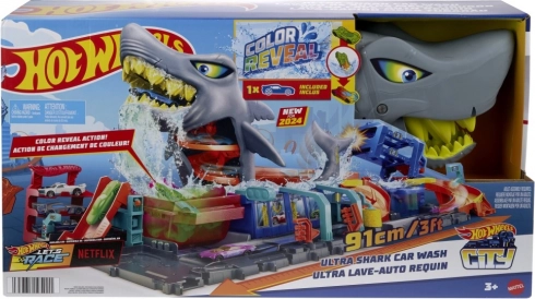 Město Hot Wheels Ultra Myčka Žralok