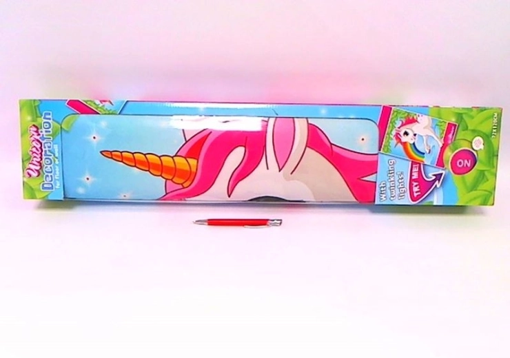 Dětská podložka s jednorožcem se světýlky LED 72 × 120 cm