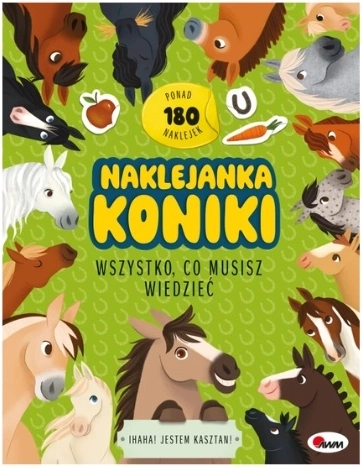 Naklejanka koníci – dětská knížka se samolepkami