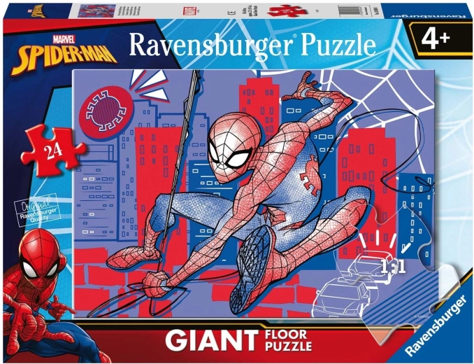 Puzzle 24 dílků Gigant Spiderman
