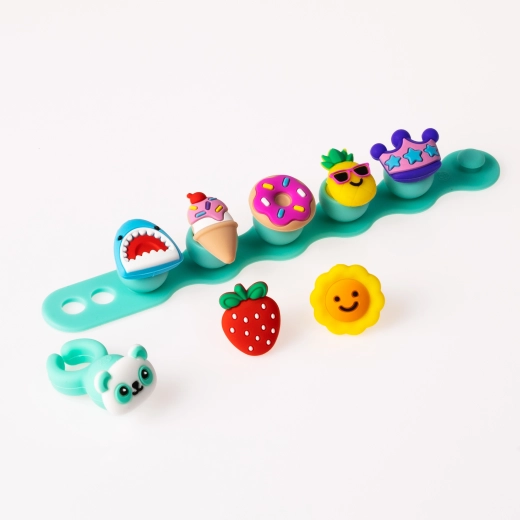 Plip Charms silikonový náramek a prstýnek