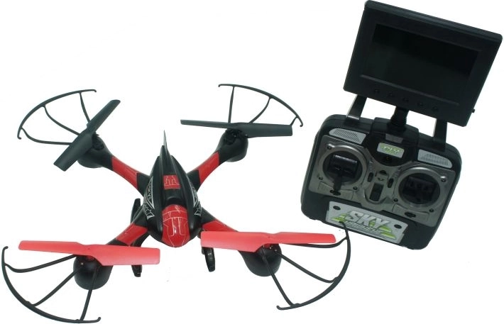 FPV živý přenos na LCD monitoru