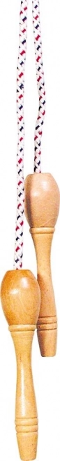 Goki švihadlo s lakovanými dřevěnými rukojeťmi se šroubem 240 cm