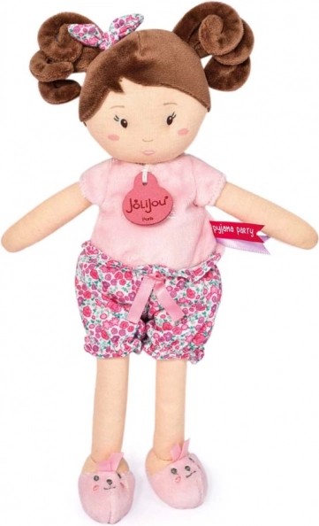 Doudou Jolijou panenka Les Pipellettes 25 cm – Růžová