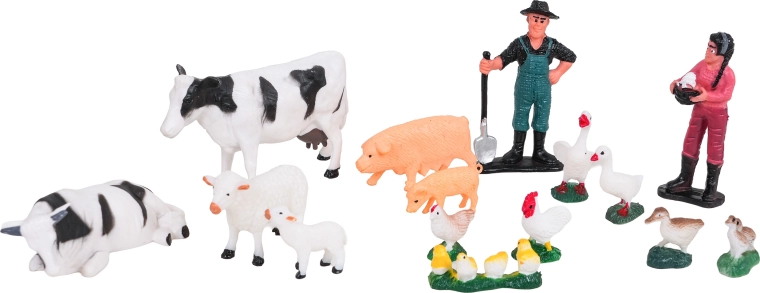 Mnoho zvířátek a doplňků